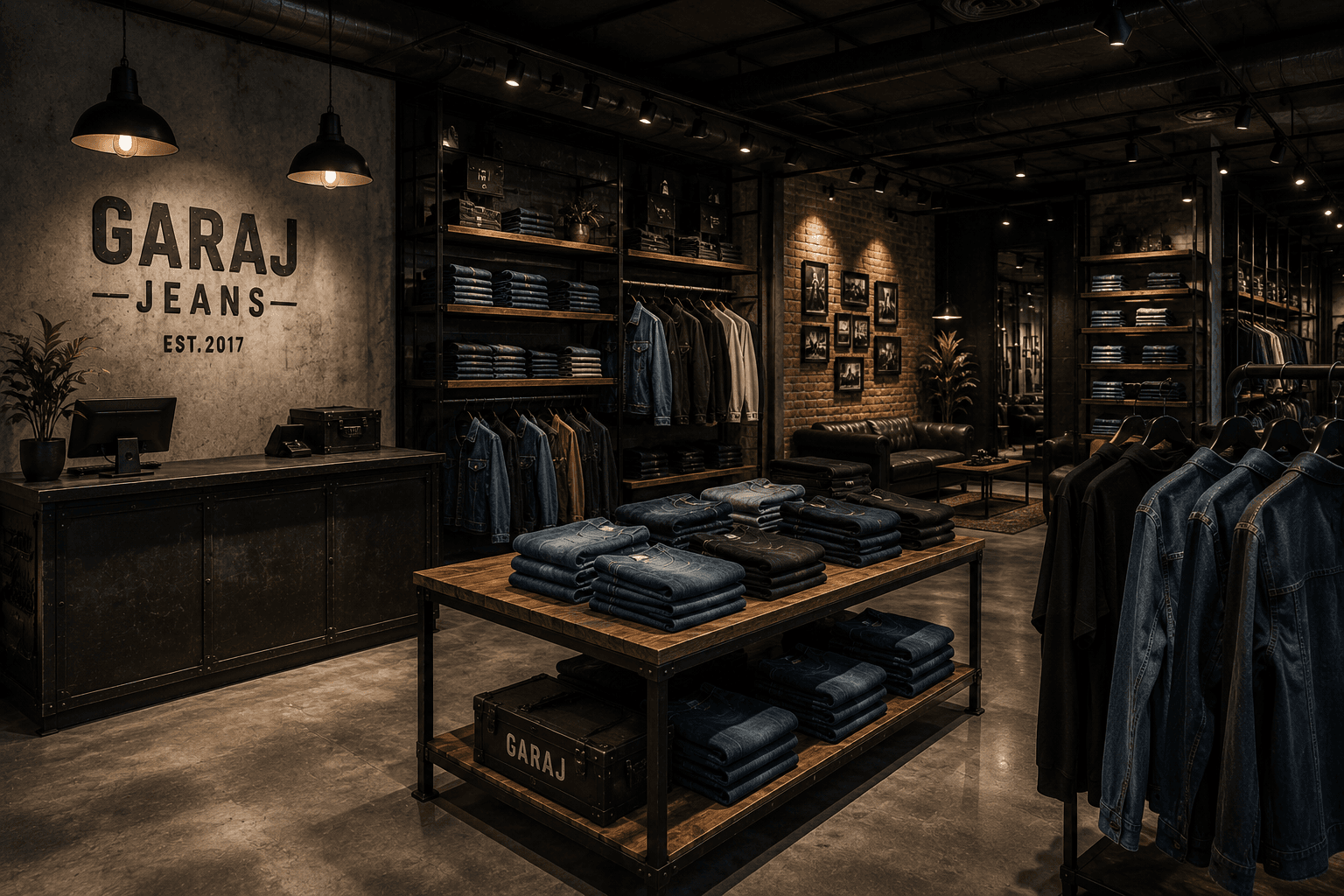 Garaj Jeans erkek giyim mağazası